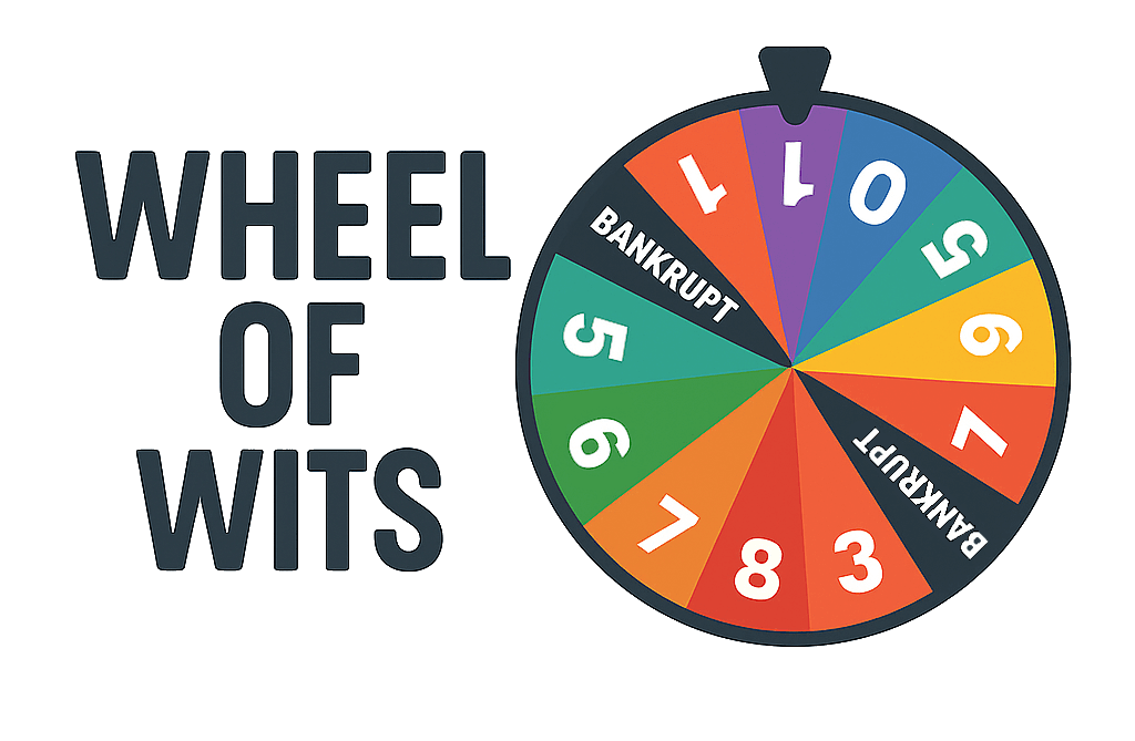Wheel of Wits game logo